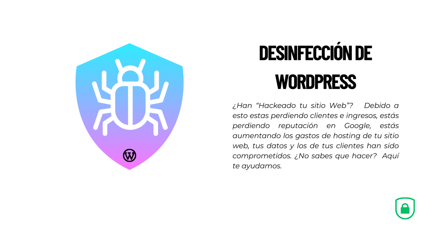 Desinfección Wordpress